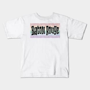 LGBTQ PRIDE EQUAL USA BATON ROUGE Kids T-Shirt